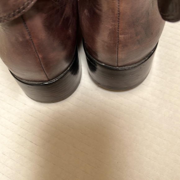 Cole Haan Nike Air Sole Dark Brown Suede And Leather Pull On Size 9 boots - Picture 11 of 11